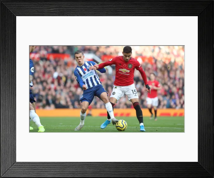 Framed Print : Premier League Showdown: Manchester United vs. Brighton and Hove Albion (10NOV19)