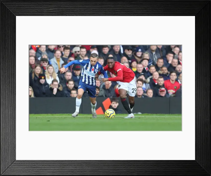 Framed Print : Premier League Showdown: Manchester United vs. Brighton and Hove Albion (10NOV19)