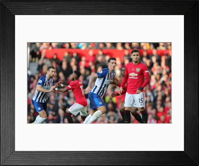 Framed Print : Premier League Showdown: Manchester United vs. Brighton and Hove Albion at Old Trafford (10NOV19) Framed Print : Premier League Showdown: Manchester United vs. Brighton and Hove Albion at Old Trafford (10NOV19)