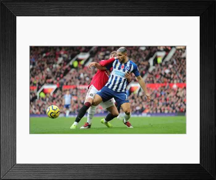 Framed Print : Manchester United vs. Brighton and Hove Albion: Premier League Showdown at Old Trafford (10NOV19) Framed Print : Manchester United vs. Brighton and Hove Albion: Premier League Showdown at Old Trafford (10NOV19)