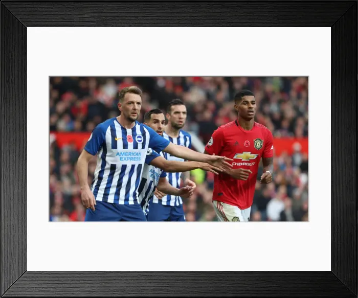 Framed Print : Premier League Showdown: Manchester United vs. Brighton and Hove Albion (10NOV19) Framed Print : Premier League Showdown: Manchester United vs. Brighton and Hove Albion (10NOV19)