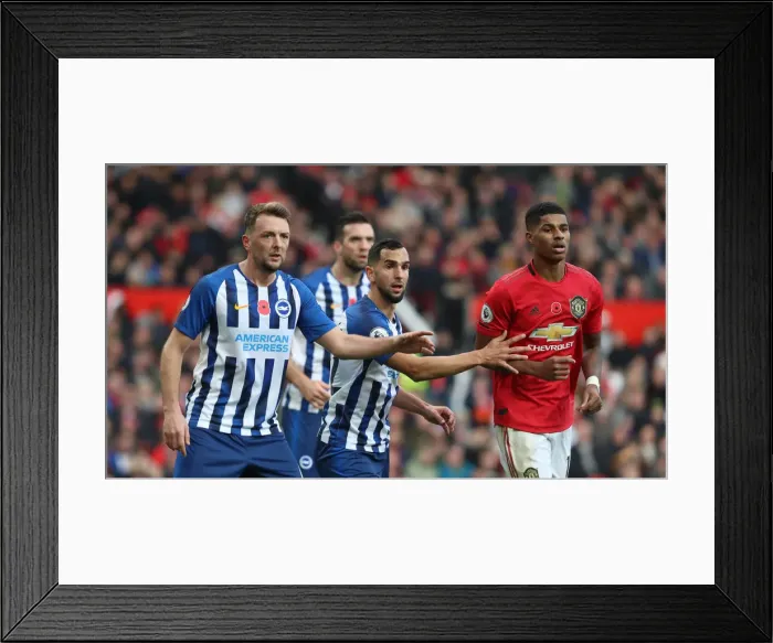 Framed Print : Manchester United vs. Brighton and Hove Albion: A Premier League Battle at Old Trafford (10NOV19) Framed Print : Manchester United vs. Brighton and Hove Albion: A Premier League Battle at Old Trafford (10NOV19)