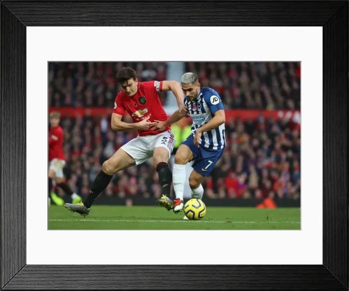 Framed Print : Premier League Showdown: Manchester United vs. Brighton and Hove Albion at Old Trafford (10NOV19) Framed Print : Premier League Showdown: Manchester United vs. Brighton and Hove Albion at Old Trafford (10NOV19)