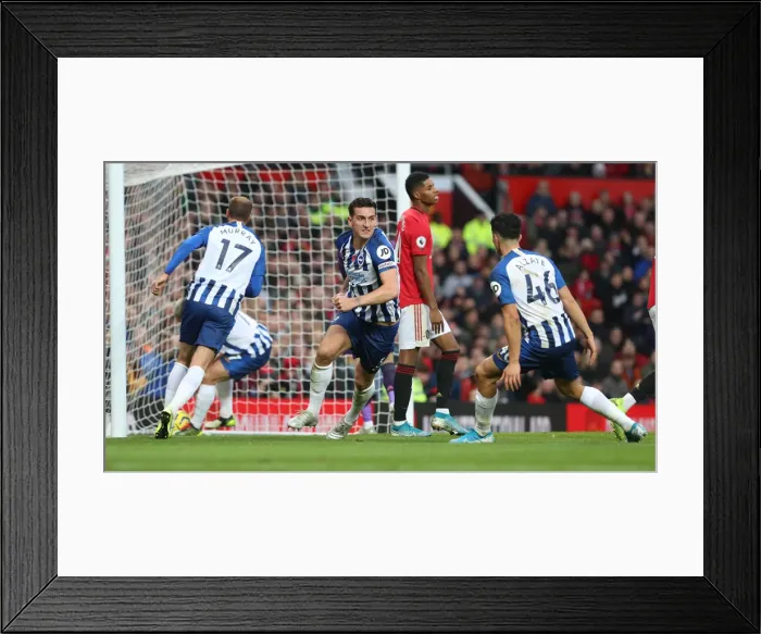 Framed Print : Manchester United vs. Brighton and Hove Albion: Premier League Showdown at Old Trafford (10NOV19) Framed Print : Manchester United vs. Brighton and Hove Albion: Premier League Showdown at Old Trafford (10NOV19)