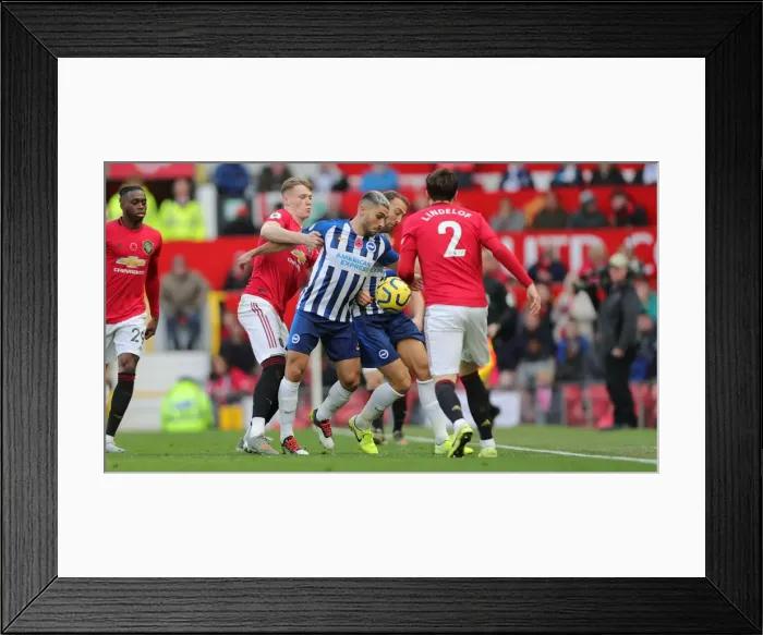 Framed Print : Manchester United vs. Brighton and Hove Albion: Premier League Showdown at Old Trafford (10NOV19) Framed Print : Manchester United vs. Brighton and Hove Albion: Premier League Showdown at Old Trafford (10NOV19)