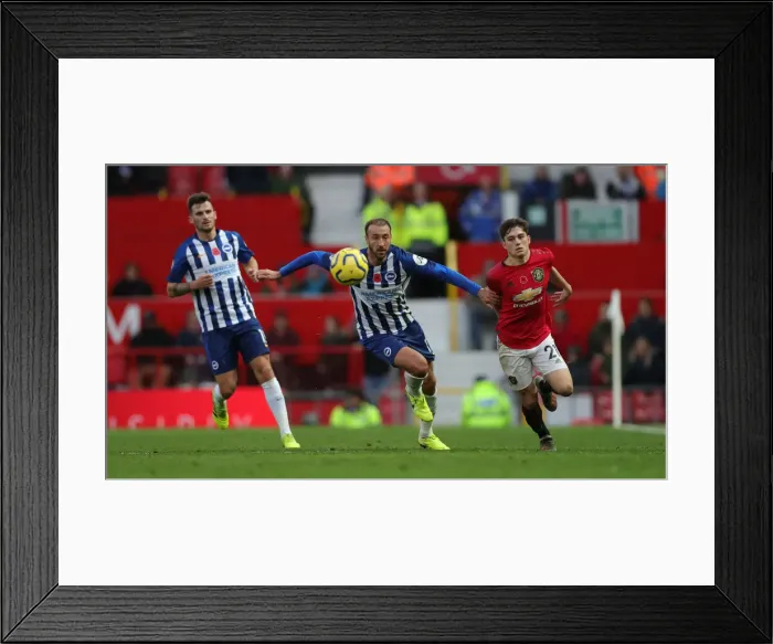 Framed Print : Premier League Showdown: Manchester United vs. Brighton & Hove Albion at Old Trafford (10NOV19) Framed Print : Premier League Showdown: Manchester United vs. Brighton & Hove Albion at Old Trafford (10NOV19)