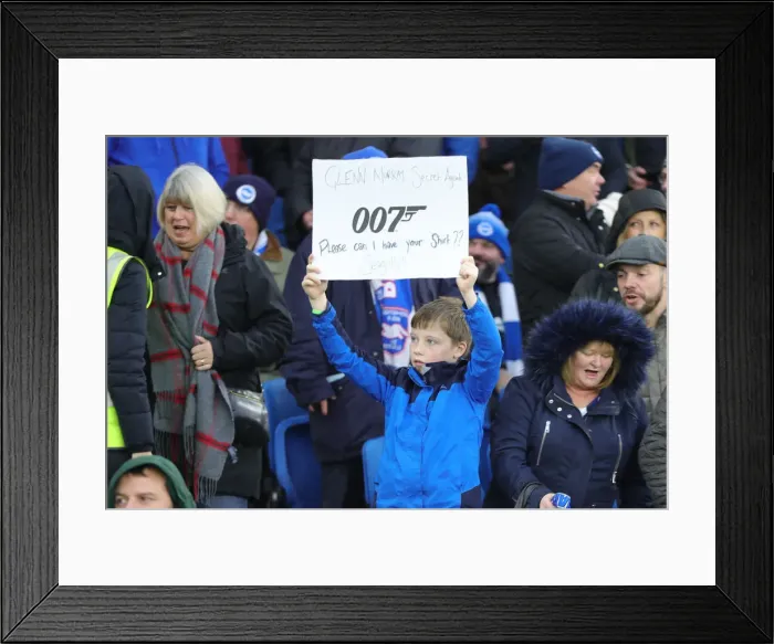 Framed Print : Brighton & Hove Albion vs. Leicester City: Premier League Showdown at American Express Community Stadium (November 23, 2019) Framed Print : Brighton & Hove Albion vs. Leicester City: Premier League Showdown at American Express Community Stadium (November 23, 2019)