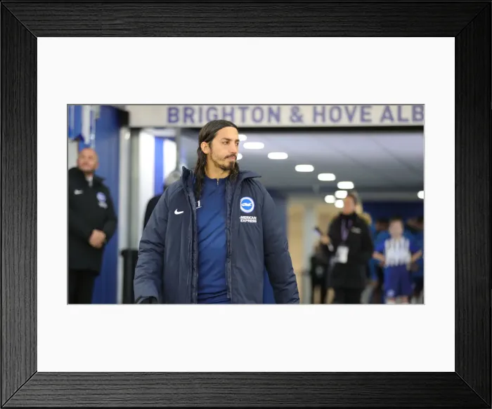 Framed Print : Brighton & Hove Albion vs. Leicester City: Premier League Showdown at American Express Community Stadium (November 23, 2019) Framed Print : Brighton & Hove Albion vs. Leicester City: Premier League Showdown at American Express Community Stadium (November 23, 2019)
