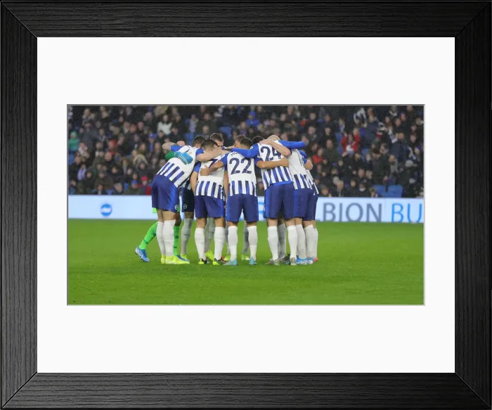 Framed Print : Brighton and Hove Albion vs. Leicester City: Premier League Showdown at American Express Community Stadium (Nov. 23, 2019) Framed Print : Brighton and Hove Albion vs. Leicester City: Premier League Showdown at American Express Community Stadium (Nov. 23, 2019)