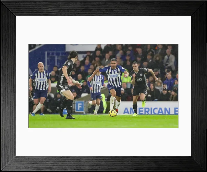 Framed Print : Brighton & Hove Albion vs. Leicester City: Premier League Showdown at American Express Community Stadium (November 23, 2019) Framed Print : Brighton & Hove Albion vs. Leicester City: Premier League Showdown at American Express Community Stadium (November 23, 2019)