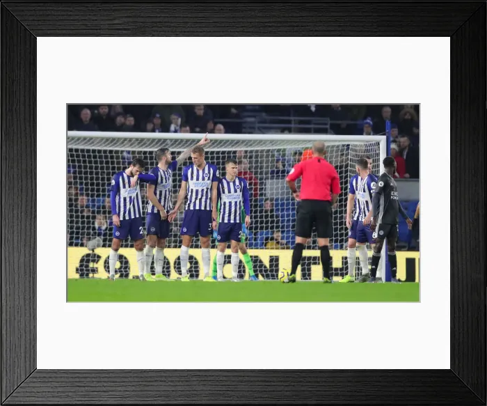 Framed Print : Brighton and Hove Albion vs. Leicester City: Premier League Showdown at American Express Community Stadium (November 23, 2019) Framed Print : Brighton and Hove Albion vs. Leicester City: Premier League Showdown at American Express Community Stadium (November 23, 2019)