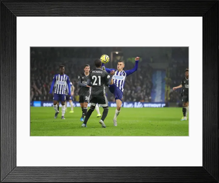 Framed Print : Brighton and Hove Albion vs Leicester City: Premier League Showdown at American Express Community Stadium (November 2019) Framed Print : Brighton and Hove Albion vs Leicester City: Premier League Showdown at American Express Community Stadium (November 2019)