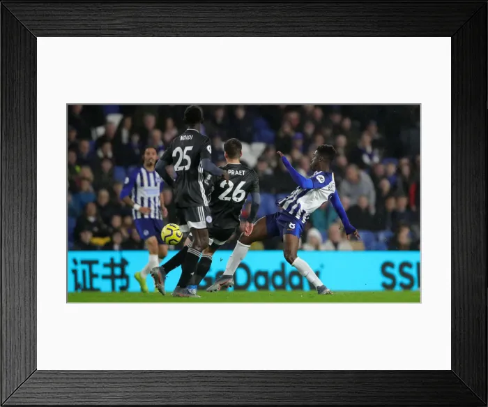 Framed Print : Brighton and Hove Albion vs Leicester City: Premier League Showdown at American Express Community Stadium (November 2019) Framed Print : Brighton and Hove Albion vs Leicester City: Premier League Showdown at American Express Community Stadium (November 2019)