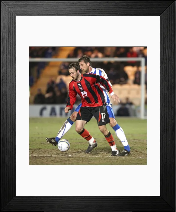Framed Print : Brighton & Hove Albion 2009-10 Away Season at Colchester United