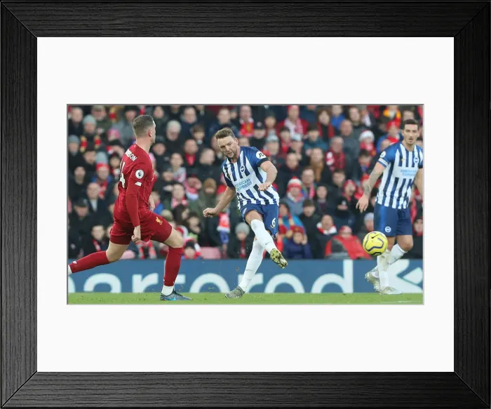 Framed Print : Premier League: Liverpool vs. Brighton and Hove Albion Showdown at Anfield (30NOV19) Framed Print : Premier League: Liverpool vs. Brighton and Hove Albion Showdown at Anfield (30NOV19)