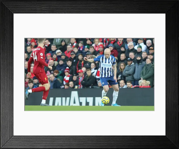 Framed Print : Premier League Showdown: Liverpool vs. Brighton and Hove Albion at Anfield (30NOV19) Framed Print : Premier League Showdown: Liverpool vs. Brighton and Hove Albion at Anfield (30NOV19)