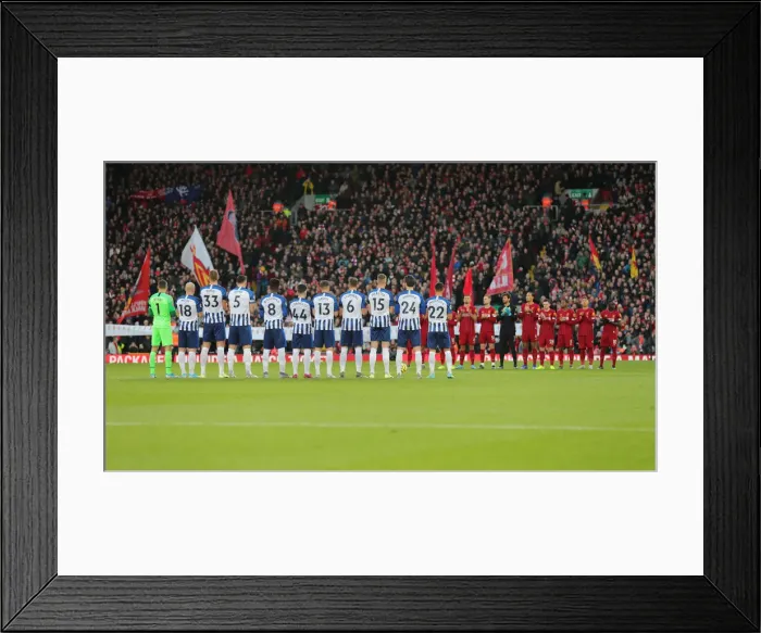 Framed Print : Premier League Showdown: Liverpool vs. Brighton and Hove Albion at Anfield (30NOV19)