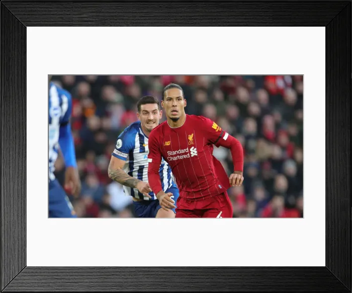 Framed Print : Premier League Showdown: Liverpool vs. Brighton and Hove Albion at Anfield (30NOV19) Framed Print : Premier League Showdown: Liverpool vs. Brighton and Hove Albion at Anfield (30NOV19)