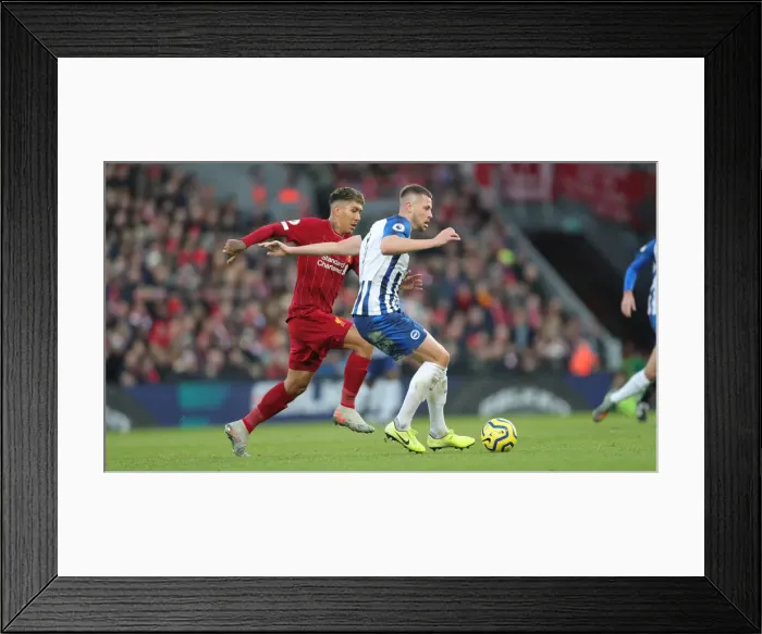 Framed Print : Premier League Showdown: Liverpool vs. Brighton and Hove Albion at Anfield (30NOV19) Framed Print : Premier League Showdown: Liverpool vs. Brighton and Hove Albion at Anfield (30NOV19)