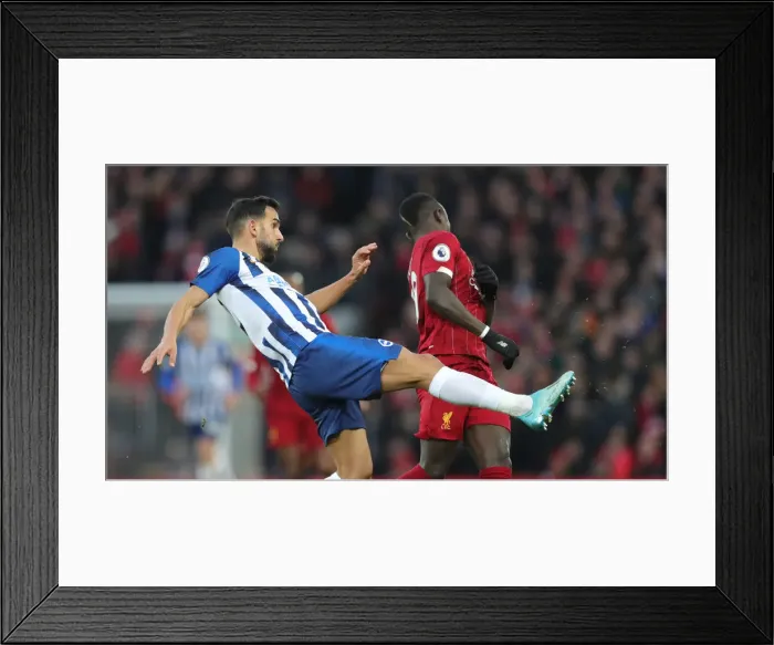 Framed Print : Premier League Showdown: Liverpool vs. Brighton & Hove Albion at Anfield (30NOV19) Framed Print : Premier League Showdown: Liverpool vs. Brighton & Hove Albion at Anfield (30NOV19)