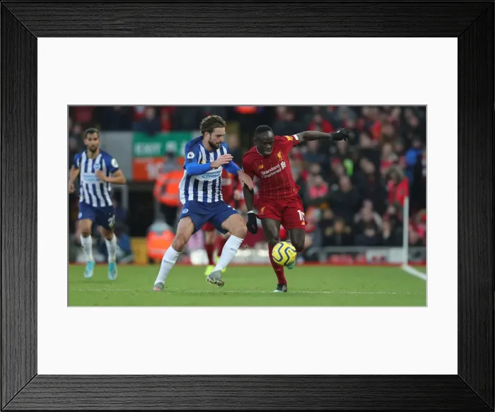 Framed Print : Premier League Showdown: Liverpool vs. Brighton and Hove Albion at Anfield (30NOV19) Framed Print : Premier League Showdown: Liverpool vs. Brighton and Hove Albion at Anfield (30NOV19)