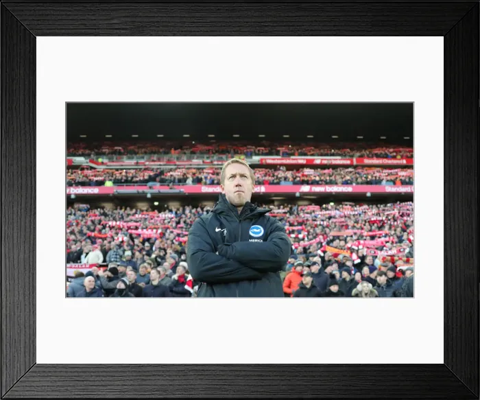 Framed Print : Premier League Showdown: Liverpool vs. Brighton & Hove Albion at Anfield (30NOV19) Framed Print : Premier League Showdown: Liverpool vs. Brighton & Hove Albion at Anfield (30NOV19)