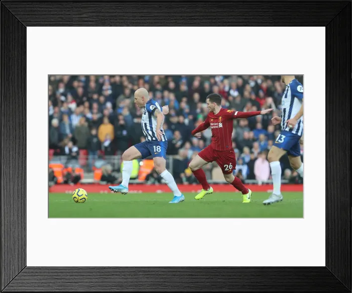 Framed Print : Premier League Showdown: Liverpool vs. Brighton & Hove Albion at Anfield (30NOV19) Framed Print : Premier League Showdown: Liverpool vs. Brighton & Hove Albion at Anfield (30NOV19)
