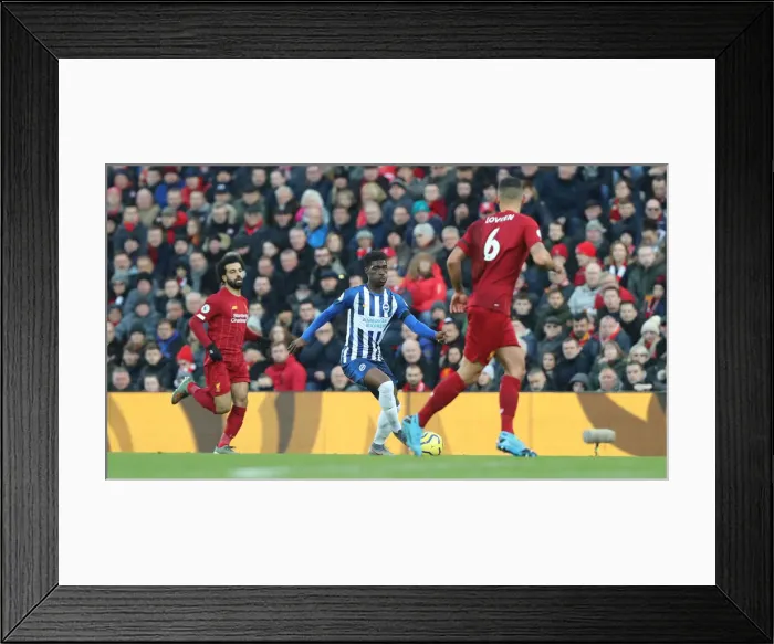 Framed Print : Premier League Showdown: Liverpool vs. Brighton and Hove Albion at Anfield (30NOV19) Framed Print : Premier League Showdown: Liverpool vs. Brighton and Hove Albion at Anfield (30NOV19)