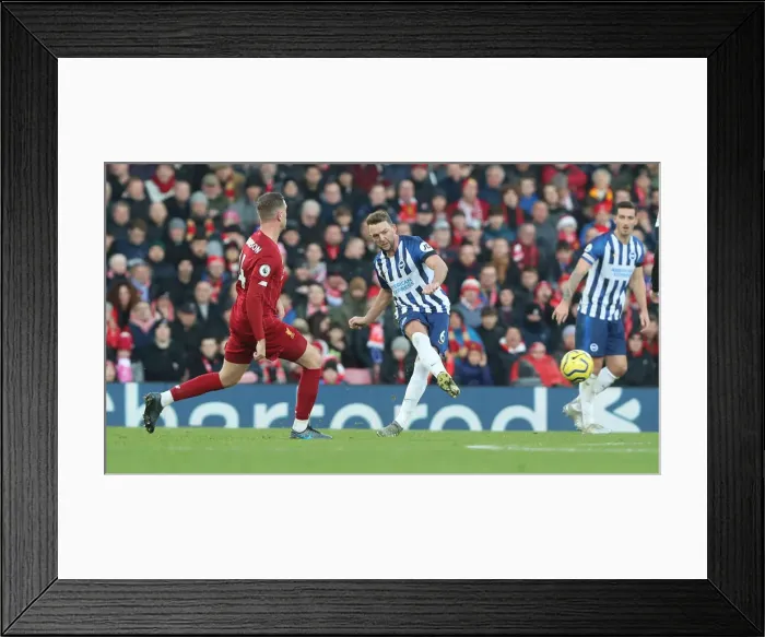 Framed Print : Premier League Showdown: Liverpool vs. Brighton & Hove Albion at Anfield (30NOV19) Framed Print : Premier League Showdown: Liverpool vs. Brighton & Hove Albion at Anfield (30NOV19)