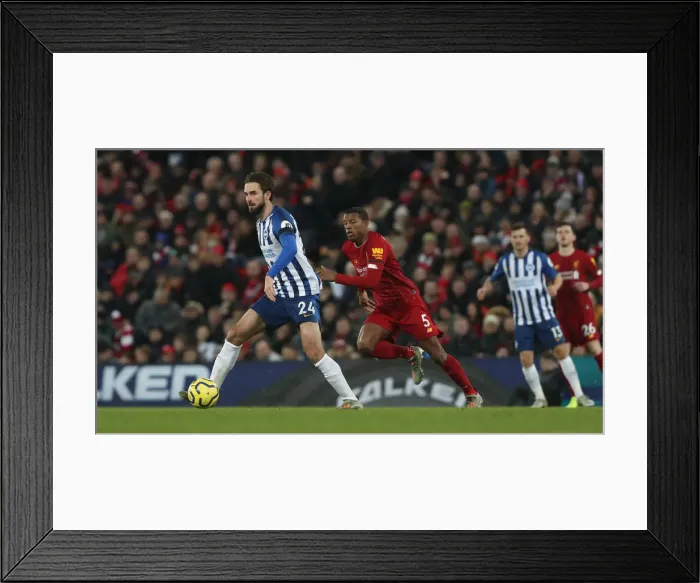Framed Print : Premier League Showdown: Liverpool vs. Brighton and Hove Albion at Anfield (30NOV19) Framed Print : Premier League Showdown: Liverpool vs. Brighton and Hove Albion at Anfield (30NOV19)