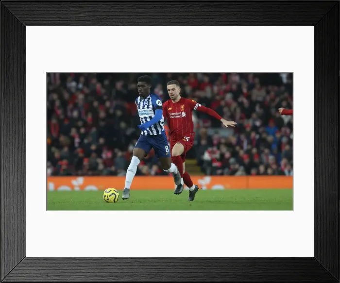 Framed Print : Premier League Showdown: Liverpool vs. Brighton and Hove Albion at Anfield (30NOV19) Framed Print : Premier League Showdown: Liverpool vs. Brighton and Hove Albion at Anfield (30NOV19)