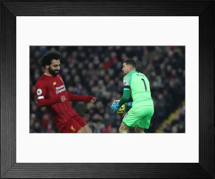 Framed Print : Premier League Showdown: Liverpool vs. Brighton and Hove Albion at Anfield (30NOV19) Framed Print : Premier League Showdown: Liverpool vs. Brighton and Hove Albion at Anfield (30NOV19)