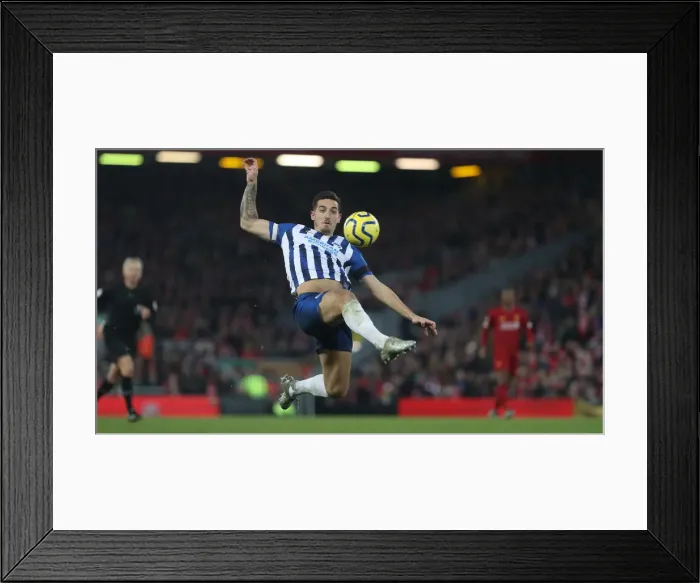 Framed Print : Premier League Battle: Liverpool vs. Brighton and Hove Albion at Anfield (30NOV19) Framed Print : Premier League Battle: Liverpool vs. Brighton and Hove Albion at Anfield (30NOV19)