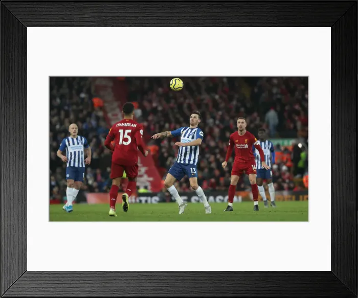 Framed Print : Premier League: Liverpool vs. Brighton and Hove Albion Showdown at Anfield (30NOV19) Framed Print : Premier League: Liverpool vs. Brighton and Hove Albion Showdown at Anfield (30NOV19)