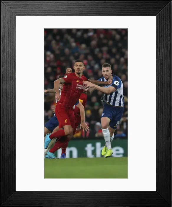 Framed Print : Premier League Showdown: Liverpool vs. Brighton and Hove Albion at Anfield (30NOV19)