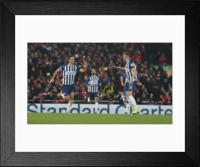 Framed Print : Premier League Showdown: Liverpool vs. Brighton & Hove Albion at Anfield (30NOV19)