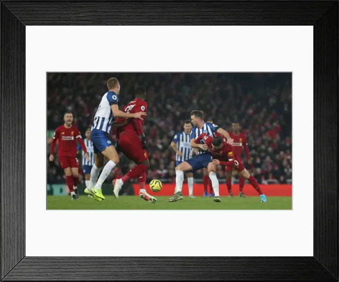 Framed Print : Premier League: Liverpool vs. Brighton and Hove Albion Showdown at Anfield (30NOV19) Framed Print : Premier League: Liverpool vs. Brighton and Hove Albion Showdown at Anfield (30NOV19)