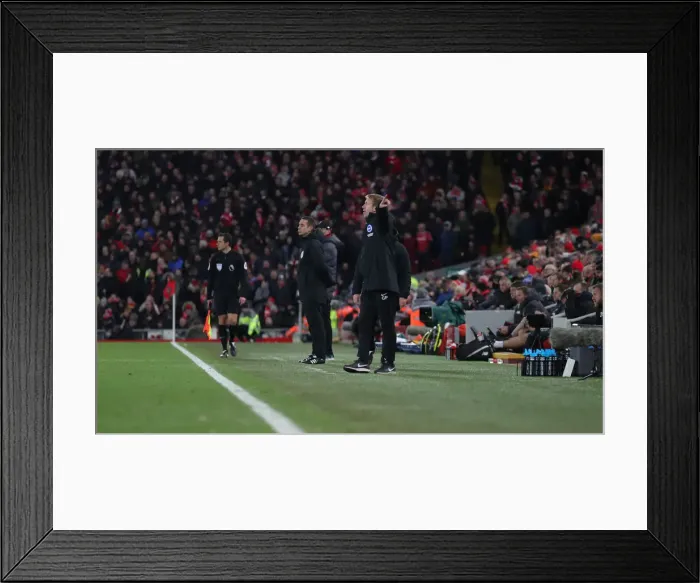 Framed Print : Premier League Showdown: Liverpool vs. Brighton & Hove Albion at Anfield (30NOV19)