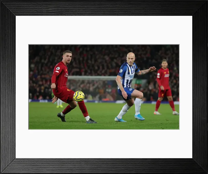 Framed Print : Premier League Showdown: Liverpool vs. Brighton and Hove Albion at Anfield (30NOV19)