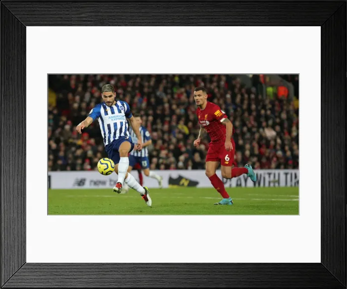 Framed Print : Premier League Showdown: Liverpool vs. Brighton & Hove Albion at Anfield (30NOV19) Framed Print : Premier League Showdown: Liverpool vs. Brighton & Hove Albion at Anfield (30NOV19)