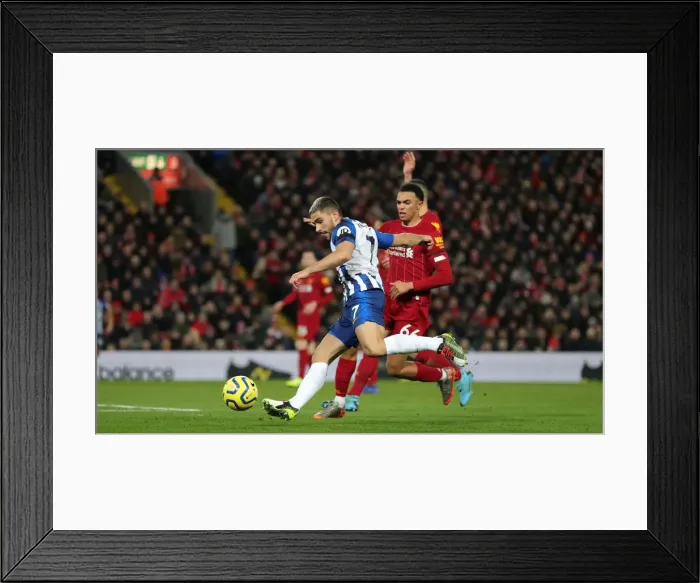 Framed Print : Premier League Showdown: Liverpool vs. Brighton and Hove Albion at Anfield (30NOV19)