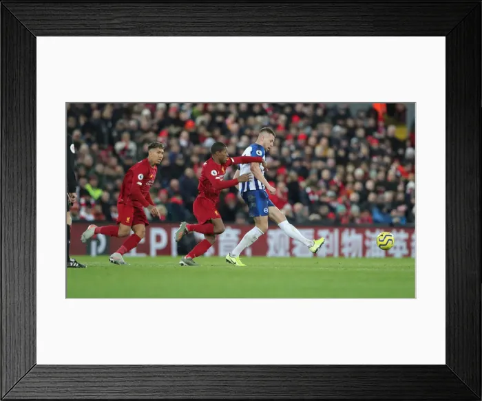 Framed Print : Premier League Showdown: Liverpool vs. Brighton and Hove Albion at Anfield (30NOV19)