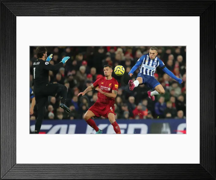Framed Print : Premier League Showdown: Liverpool vs. Brighton & Hove Albion at Anfield (30NOV19) Framed Print : Premier League Showdown: Liverpool vs. Brighton & Hove Albion at Anfield (30NOV19)