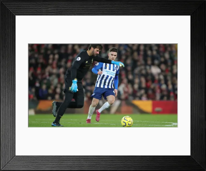 Framed Print : Premier League Showdown: Liverpool vs. Brighton and Hove Albion at Anfield (30NOV19) Framed Print : Premier League Showdown: Liverpool vs. Brighton and Hove Albion at Anfield (30NOV19)