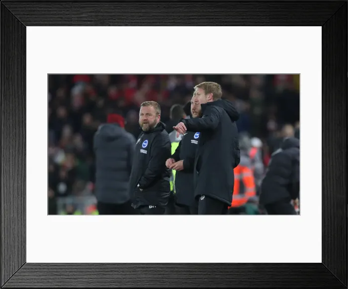 Framed Print : Premier League Showdown: Liverpool vs. Brighton and Hove Albion at Anfield (30NOV19)