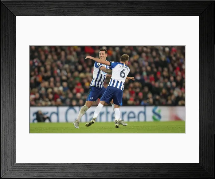 Framed Print : Premier League Showdown: Liverpool vs. Brighton and Hove Albion at Anfield (30NOV19) Framed Print : Premier League Showdown: Liverpool vs. Brighton and Hove Albion at Anfield (30NOV19)