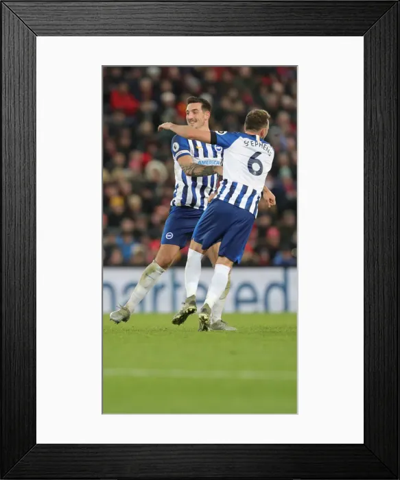 Framed Print : Premier League Showdown: Liverpool vs. Brighton and Hove Albion at Anfield (30NOV19)