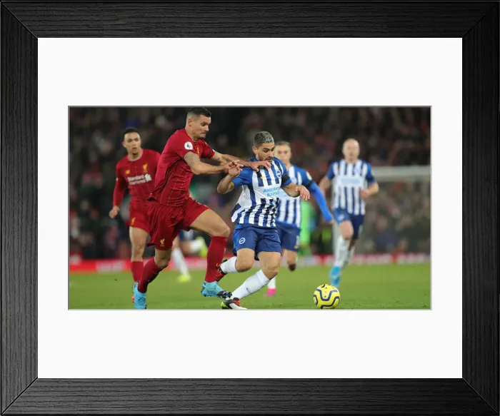 Framed Print : Premier League Showdown: Liverpool vs. Brighton & Hove Albion at Anfield (30NOV19)