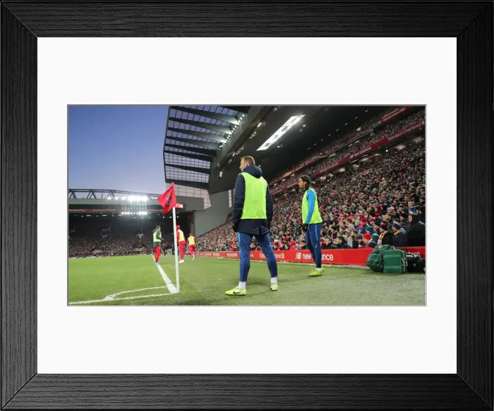 Framed Print : Premier League Showdown: Liverpool vs. Brighton & Hove Albion at Anfield (30NOV19) Framed Print : Premier League Showdown: Liverpool vs. Brighton & Hove Albion at Anfield (30NOV19)