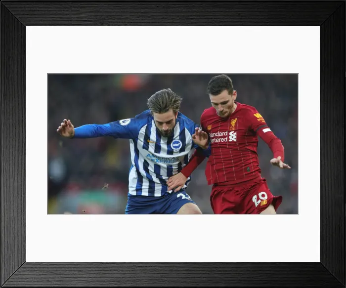 Framed Print : Premier League: Liverpool vs. Brighton and Hove Albion Showdown at Anfield (30NOV19) Framed Print : Premier League: Liverpool vs. Brighton and Hove Albion Showdown at Anfield (30NOV19)